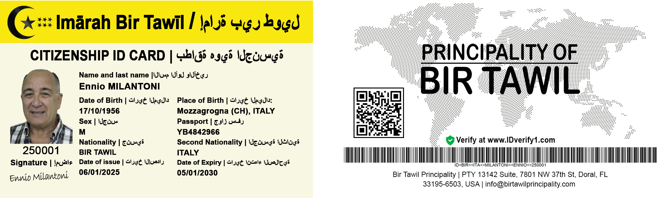 citizenship of Bir Tawil, ciudadania de bir Tawil, Cittadinanza di Bir Tawi, جنسية بئر طويل